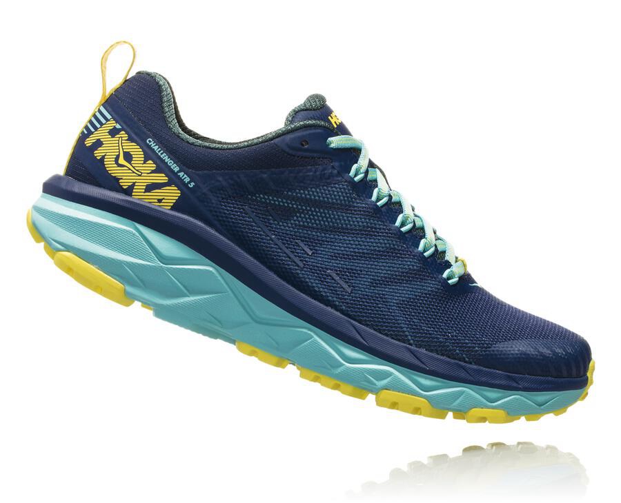 Tenis Trail Hoka One One Feminino Azuis - Challenger Atr 5 - 068-AVXWRC